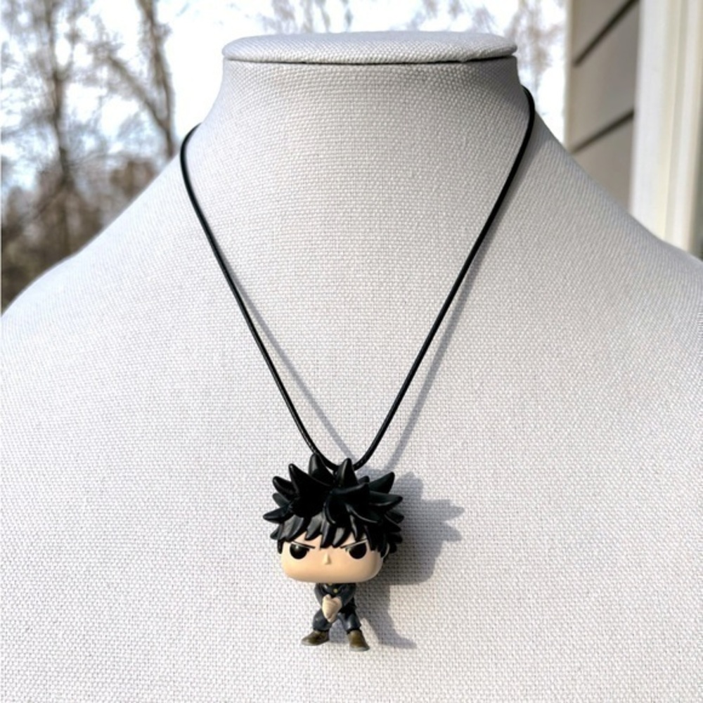 Handmade Mini Megumi Fushiguro Funko Necklace | NWT | JJK Anime 💜✨
